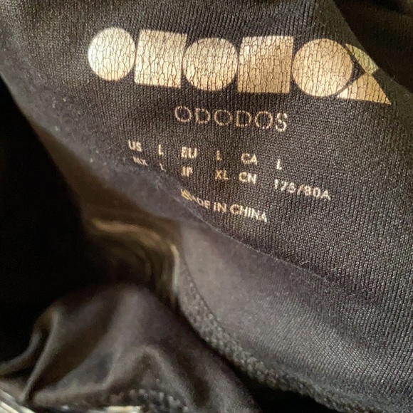 Ododos; Black/Gray;Joggers; Capris; TrackPants; L - Picture 8 of 8